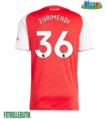Arsenal Martin Zubimendi #36 Hemmatröja 2025-26 Kortärmad